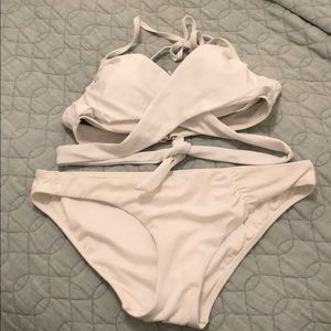Victoria Secret White Swim Suit